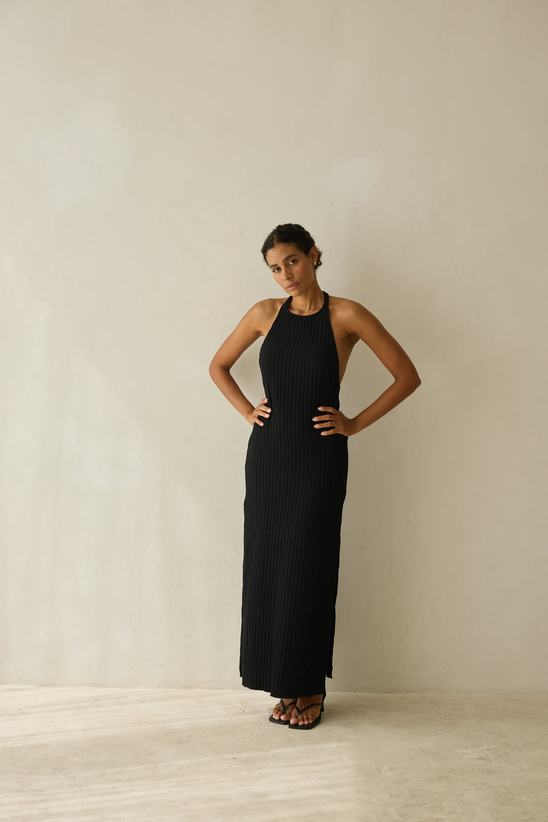 HALTER Dress noir