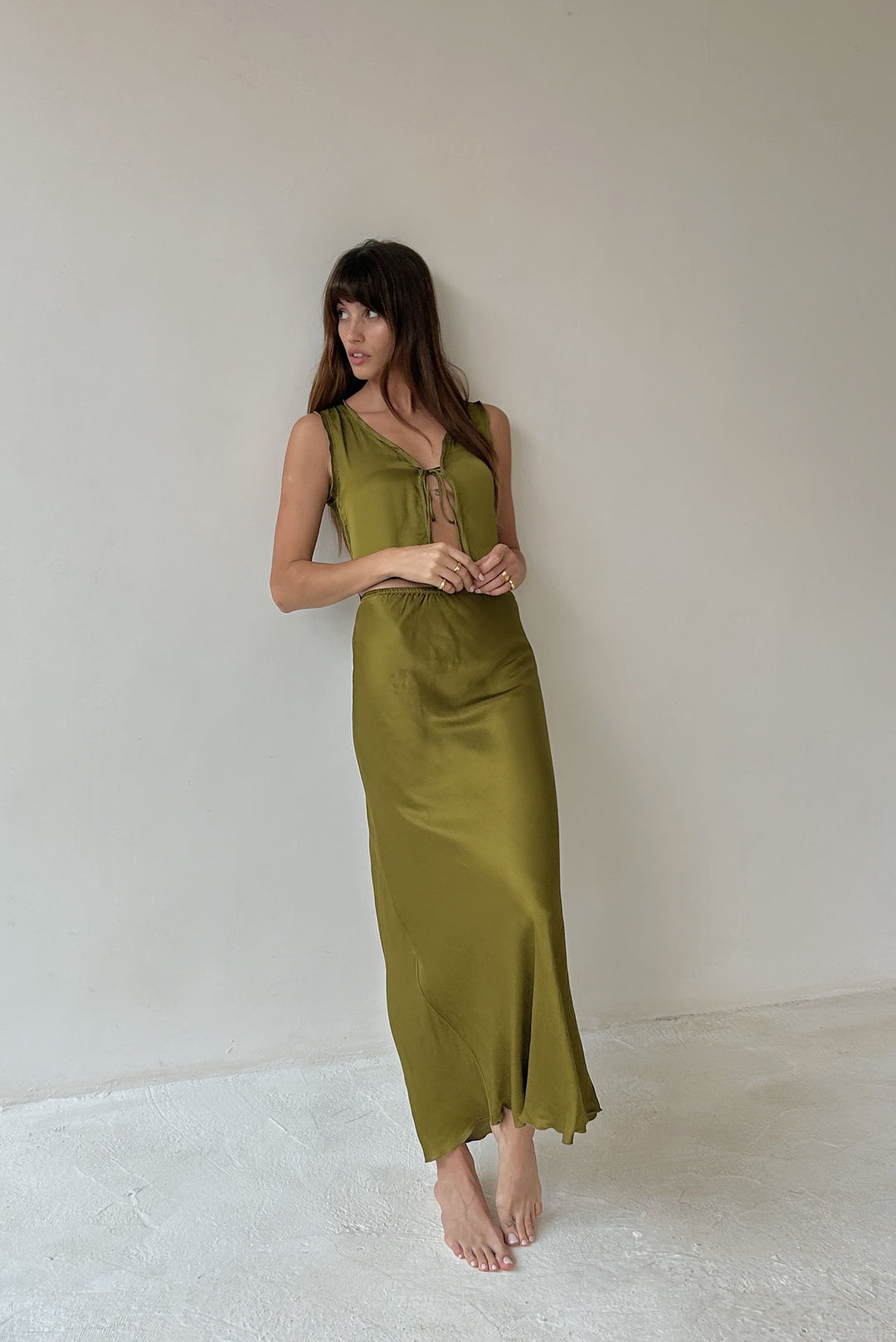 RIO TIE TOP pistachio