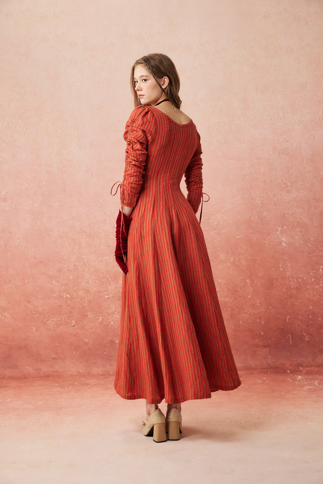 Crystal 17 | Victorian maxi linen dress