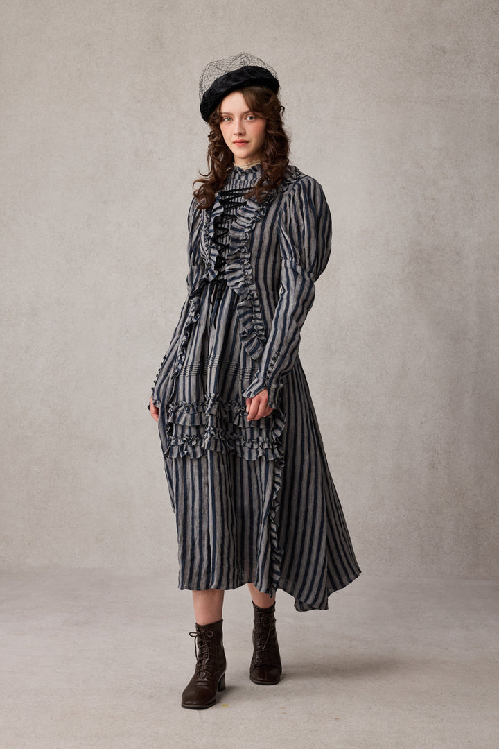 Elizabeth 15 | Victorian Linen Dress
