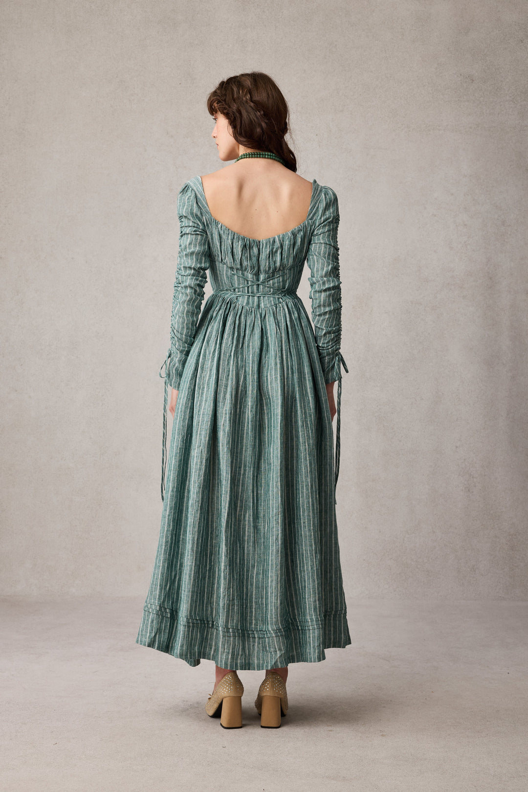 Monette 27 | Corset Linen Dress