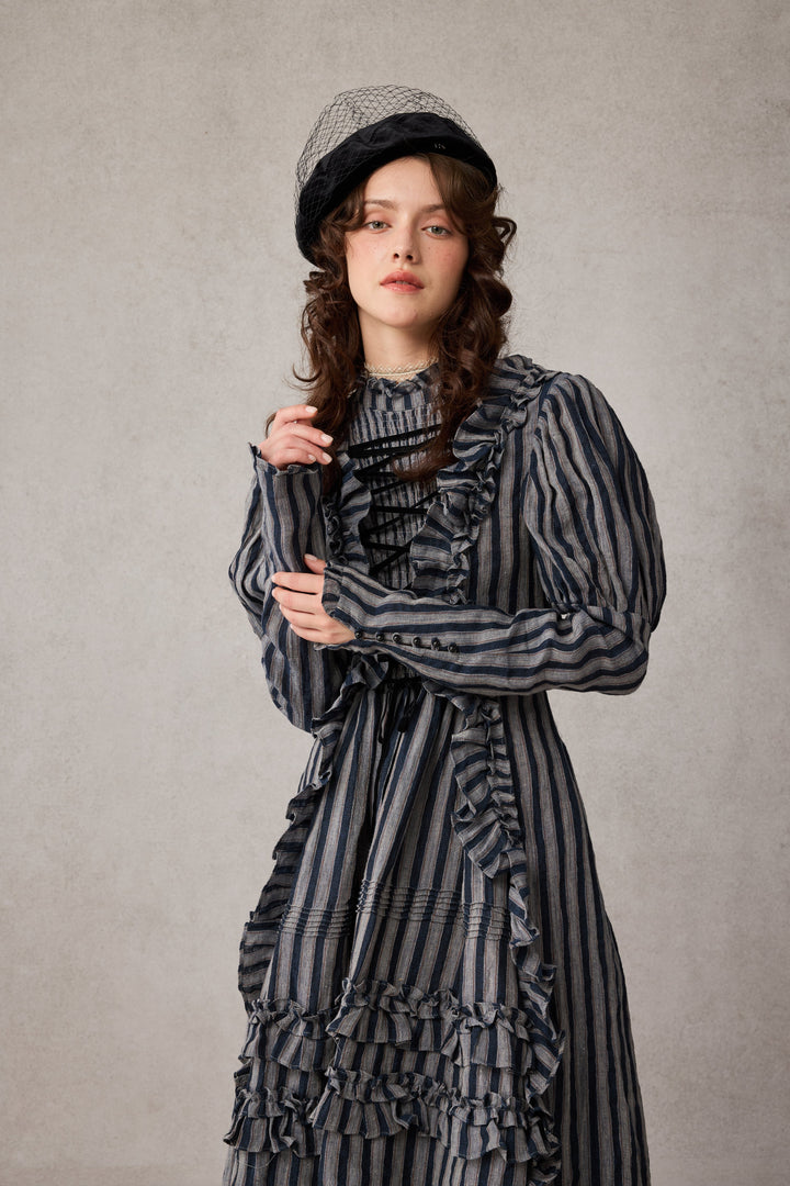 Elizabeth 15 | Victorian Linen Dress