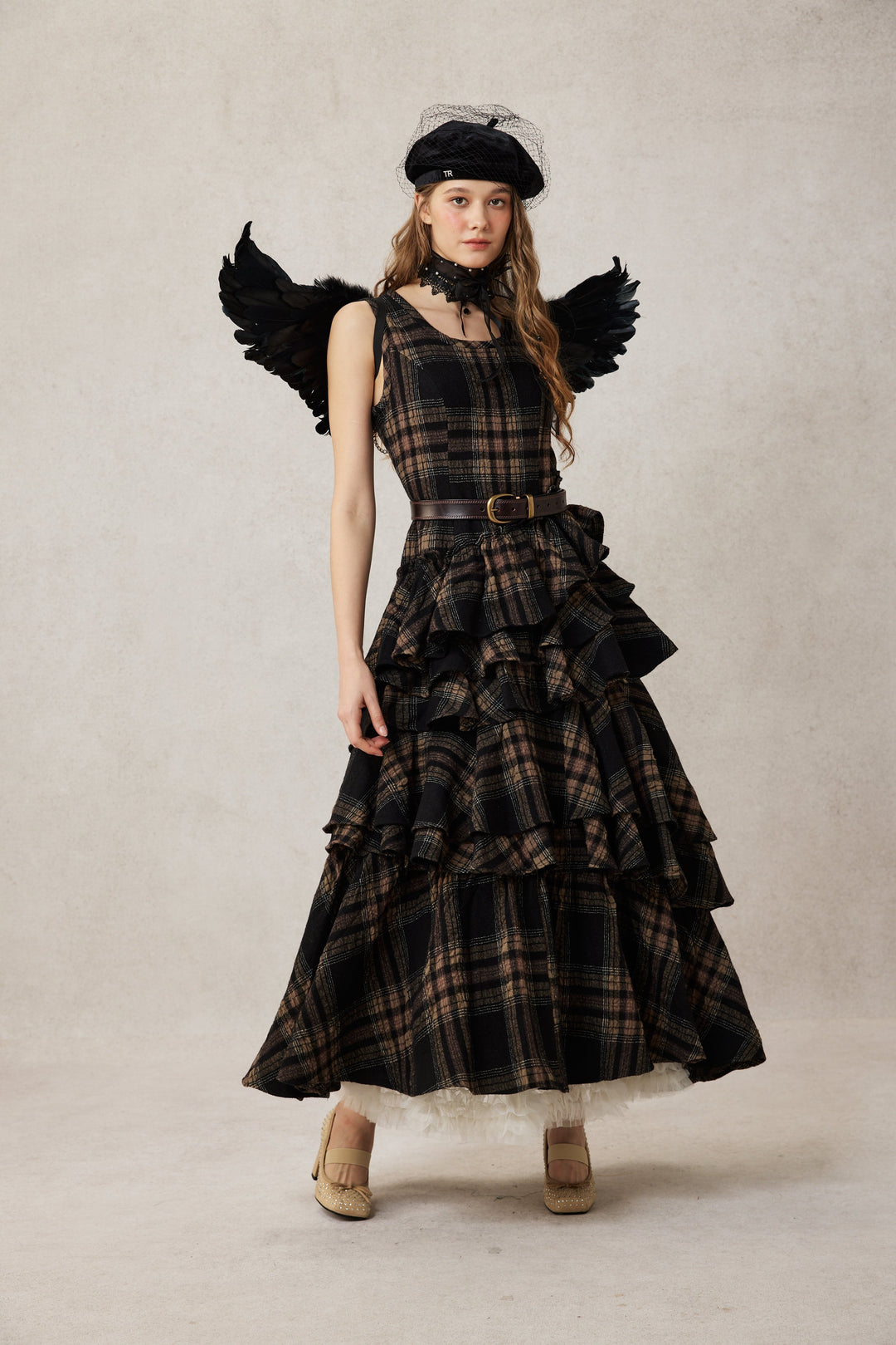 Offred 17 | 100% wool layered dress gown