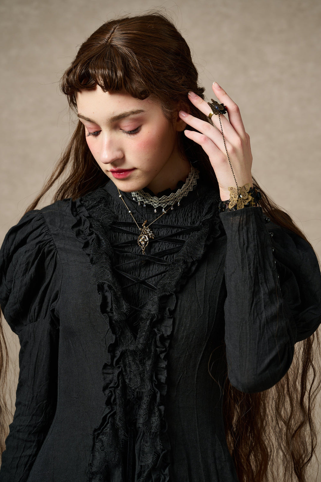 Elizabeth 15 | Victorian Linen Dress