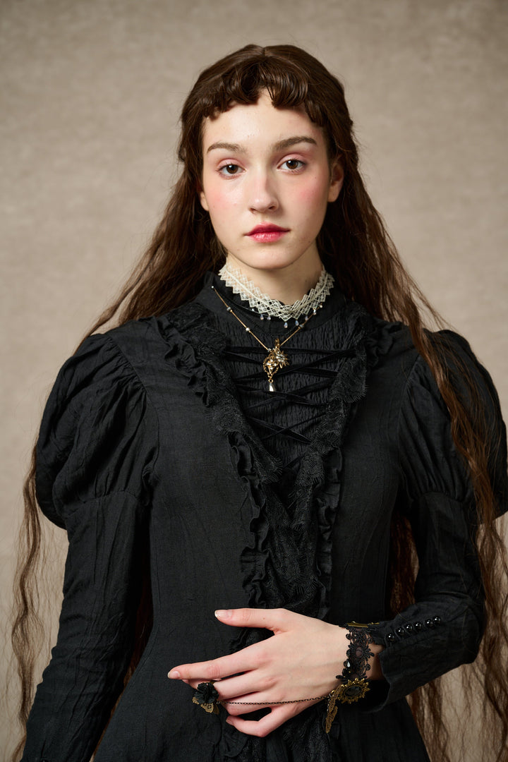 Elizabeth 15 | Victorian Linen Dress