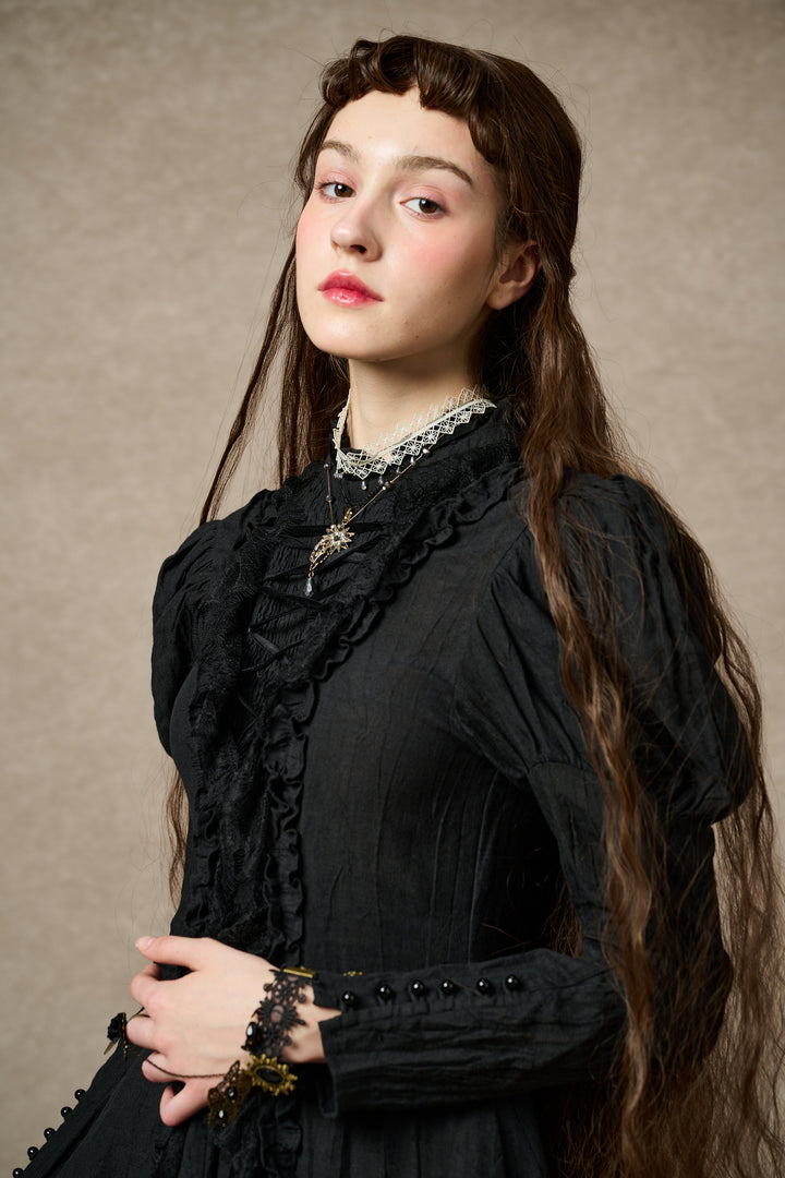 Elizabeth 15 | Victorian Linen Dress