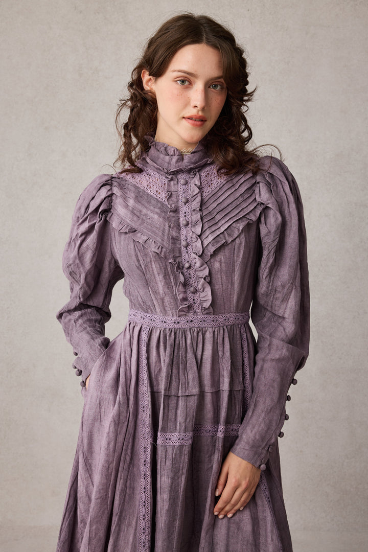 MARY 18 | VINTAGE LINEN DRESS GOWN