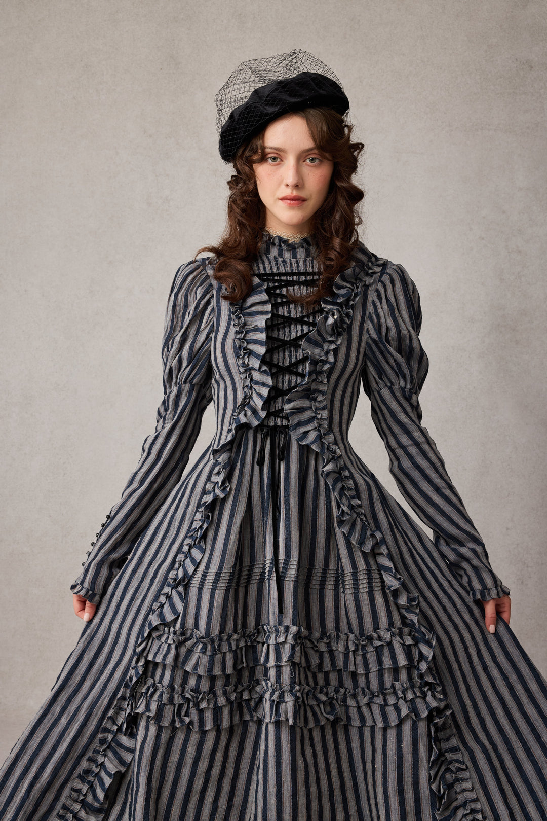 Elizabeth 15 | Victorian Linen Dress
