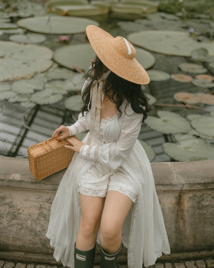 Josefina 19 | Dreamy Pleated Linen Dress Gown