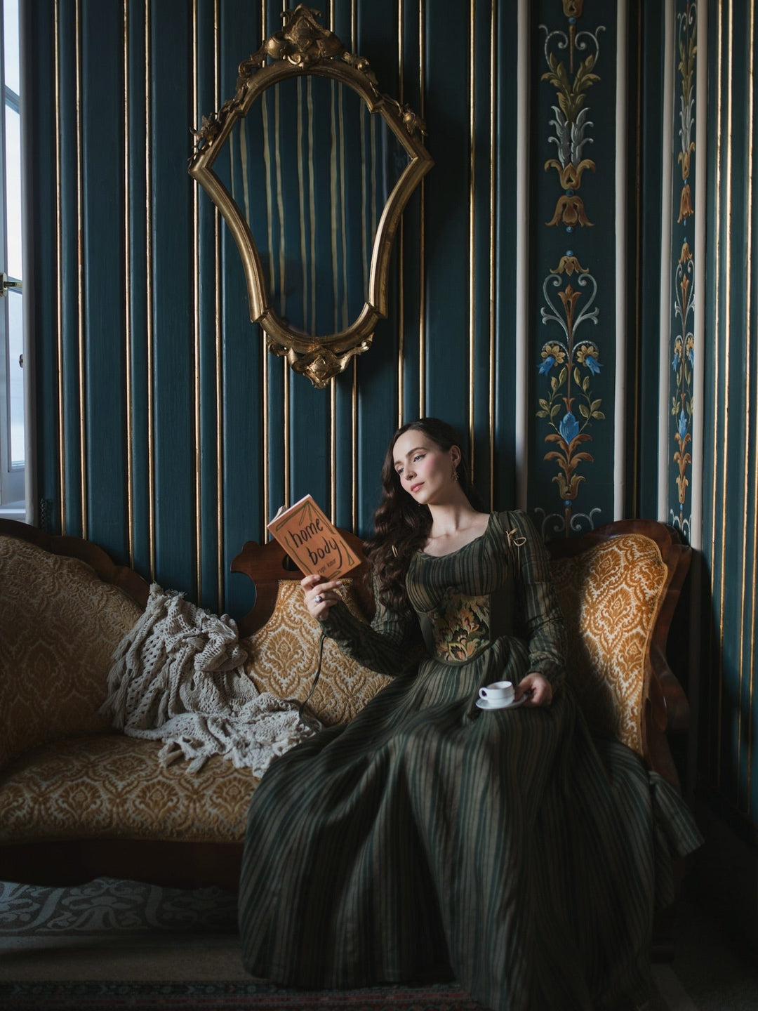 Crystal 17 | Victorian maxi linen dress