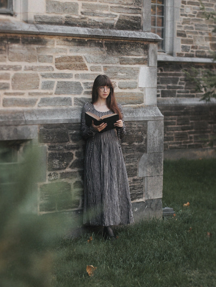 Crystal 17 | Victorian maxi linen dress