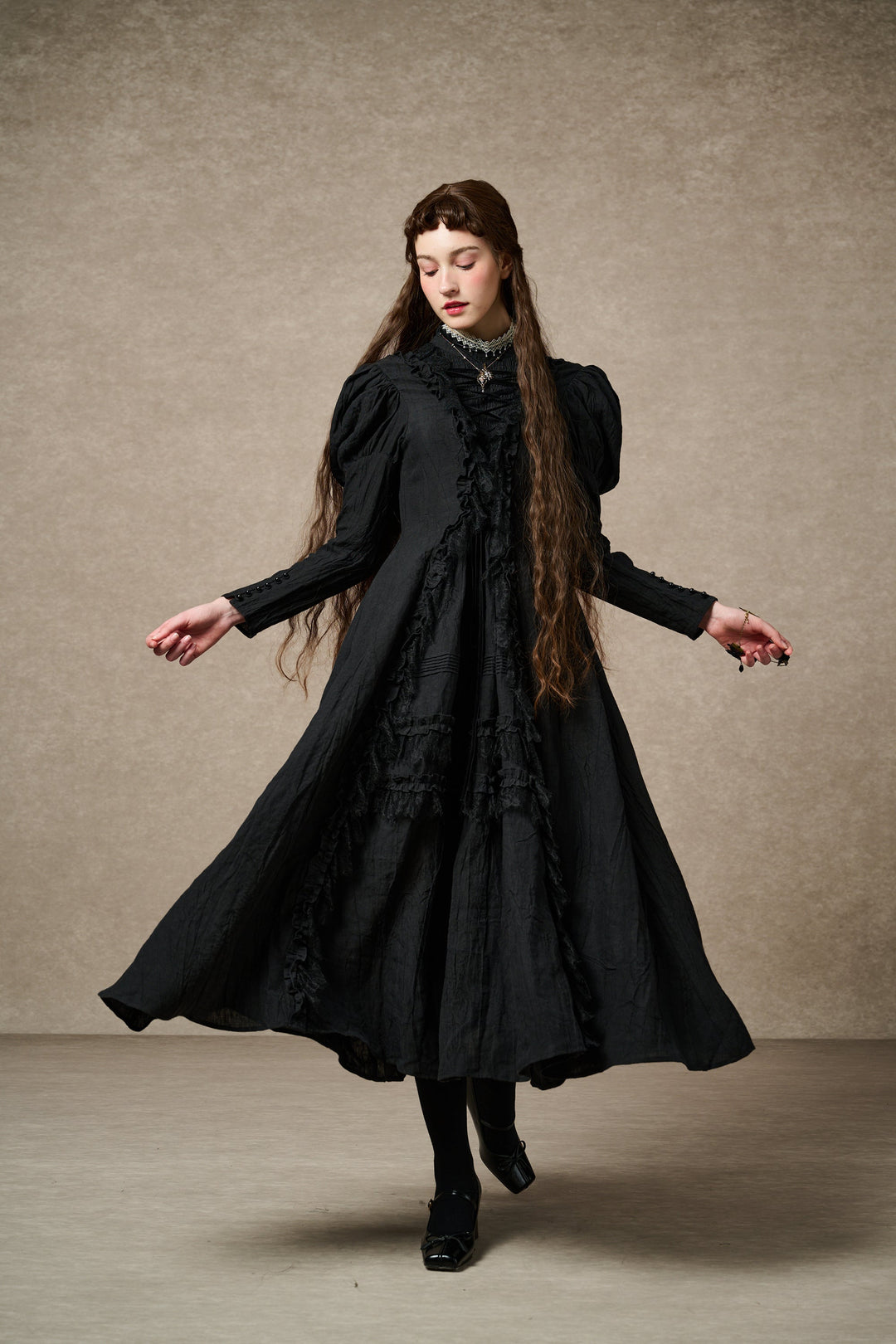 Elizabeth 15 | Victorian Linen Dress