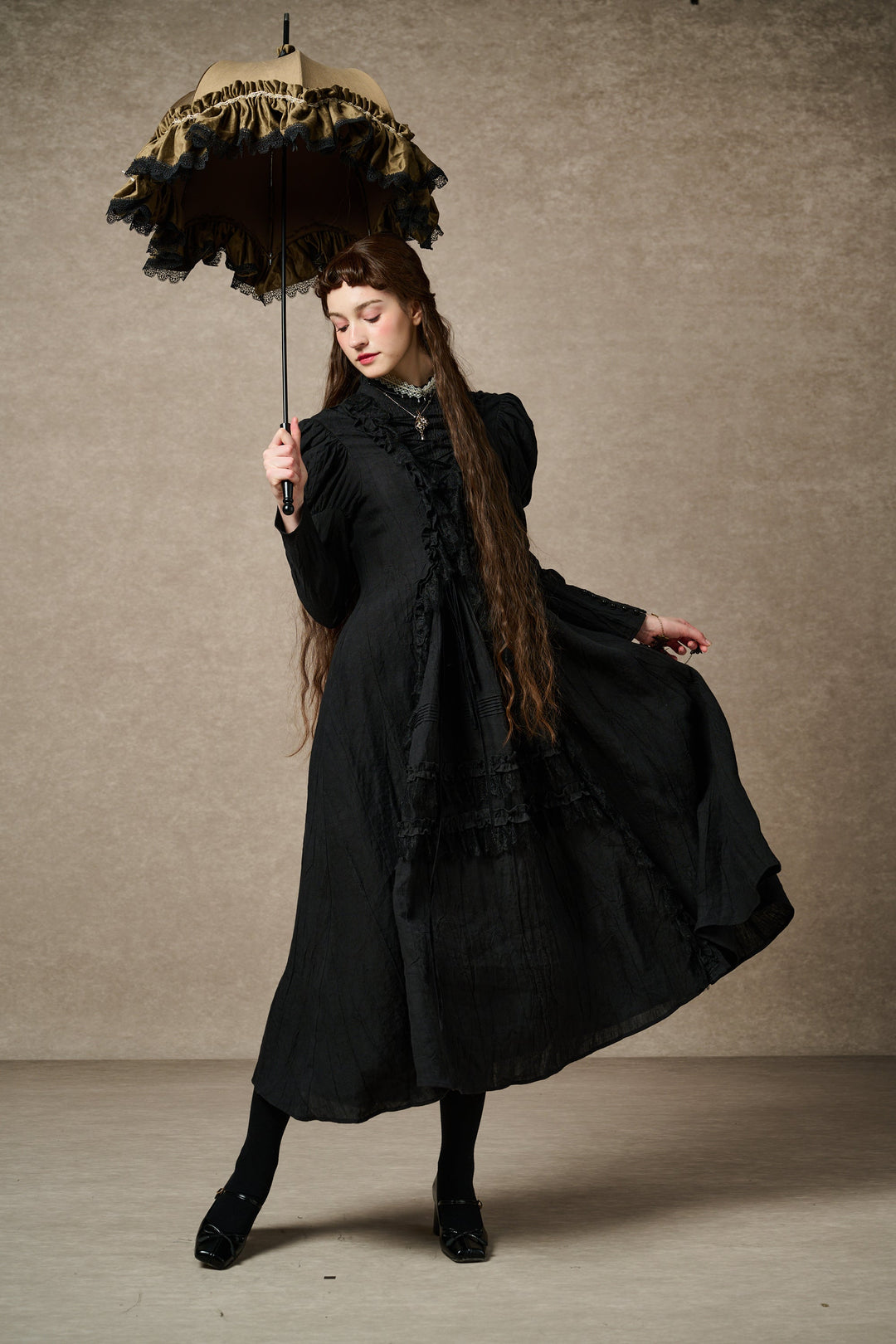 Elizabeth 15 | Victorian Linen Dress