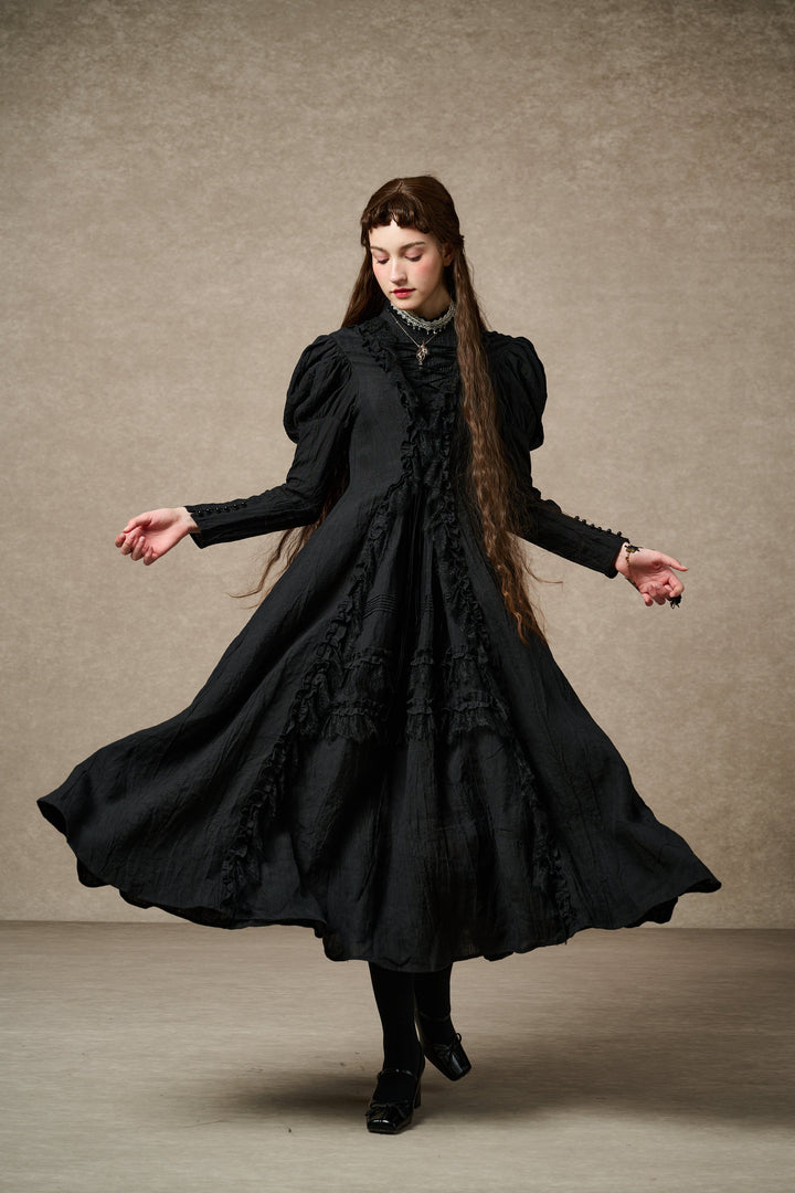 Elizabeth 15 | Victorian Linen Dress