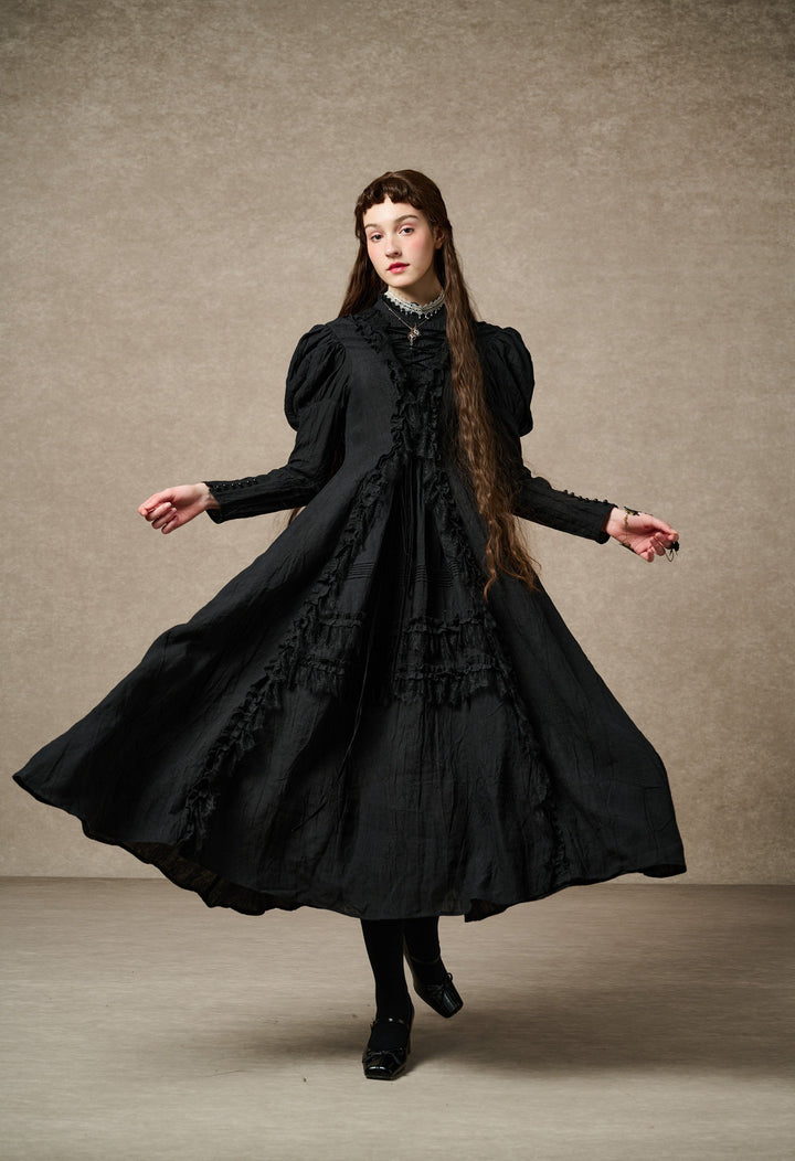 Elizabeth 15 | Victorian Linen Dress