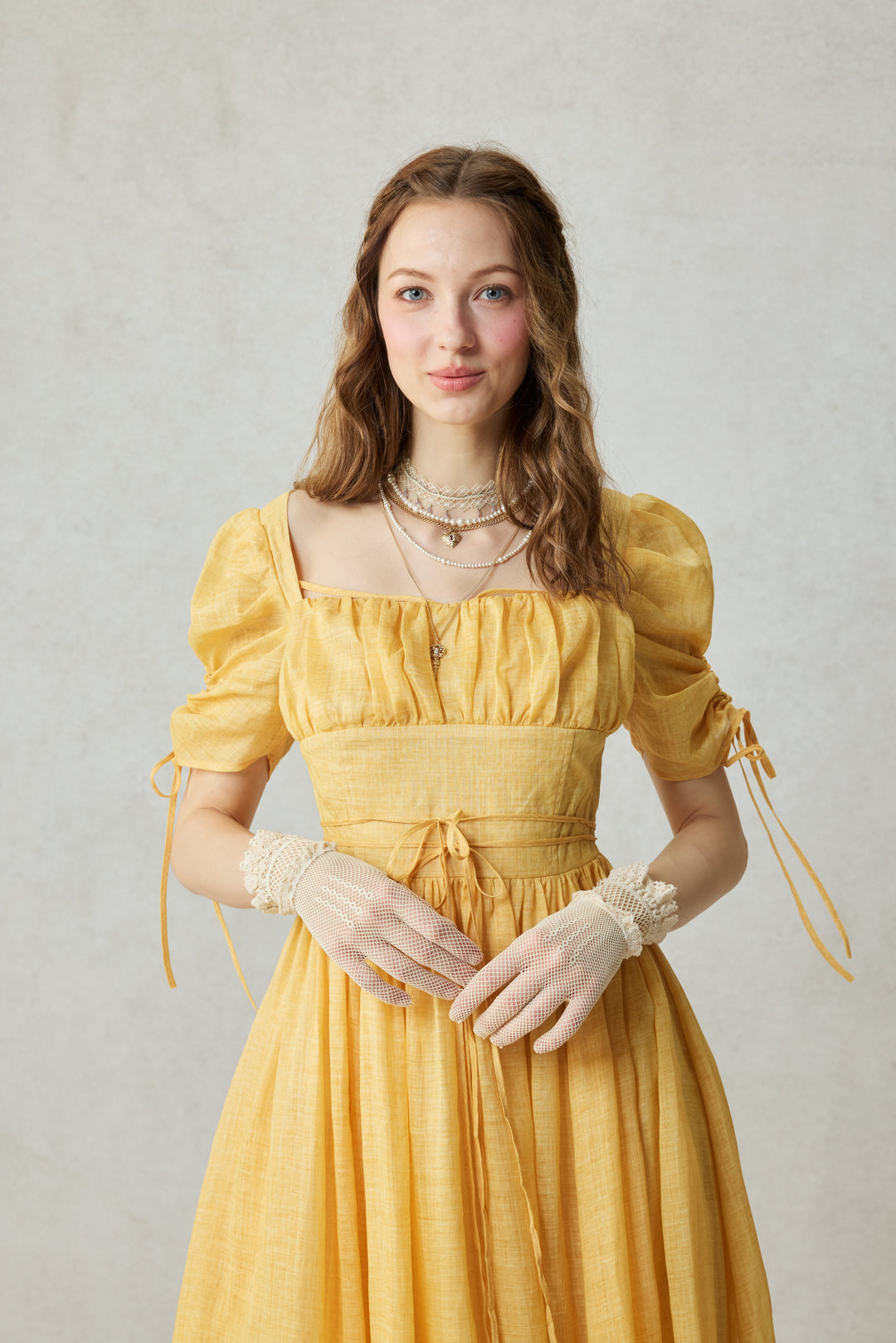 Monette 27 | Corset Linen Dress