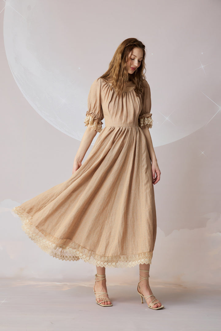 Elowen 27 | Lace velvet dress gown ( 2 way to wear )