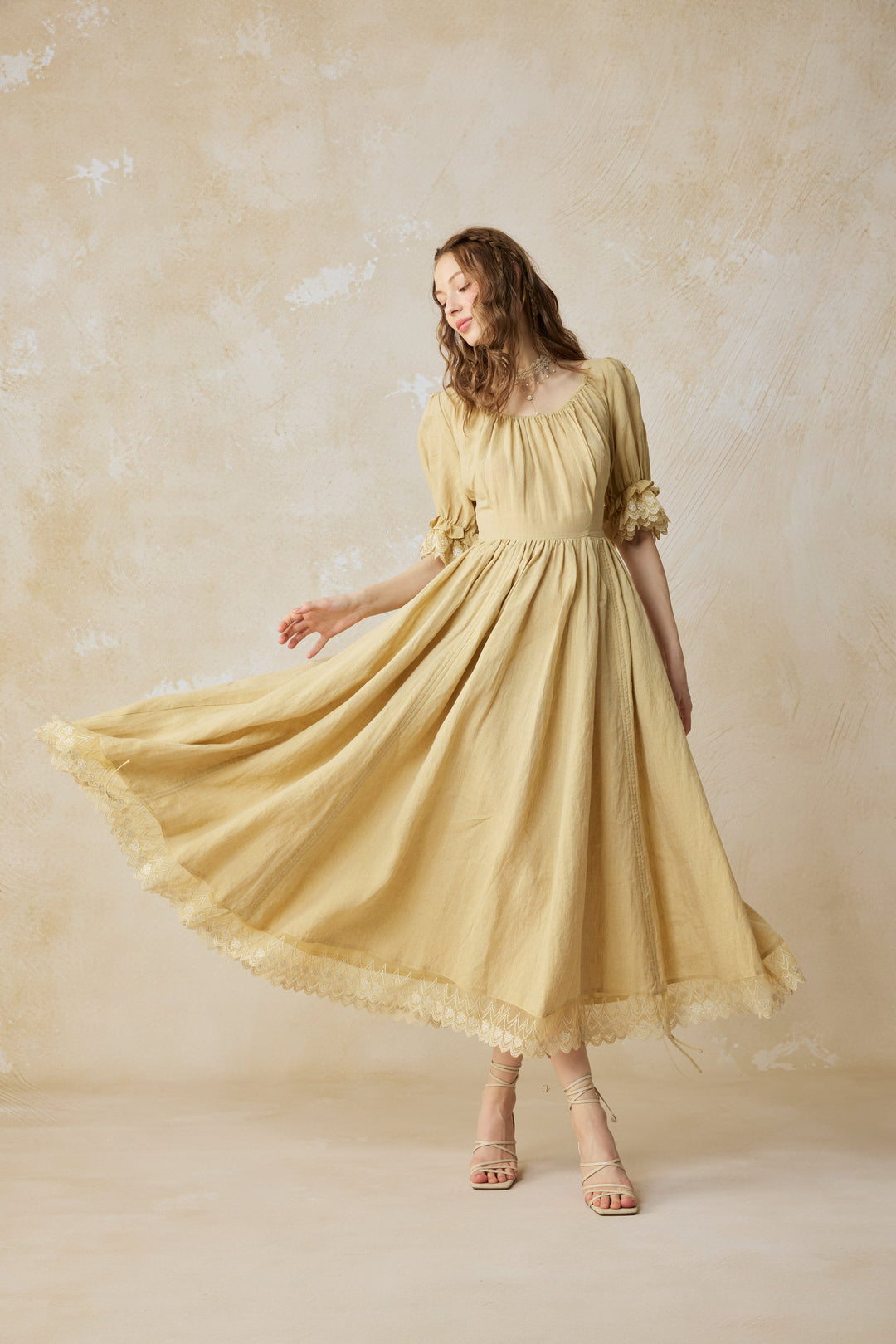 Elowen 27 | Lace velvet dress gown ( 2 way to wear )