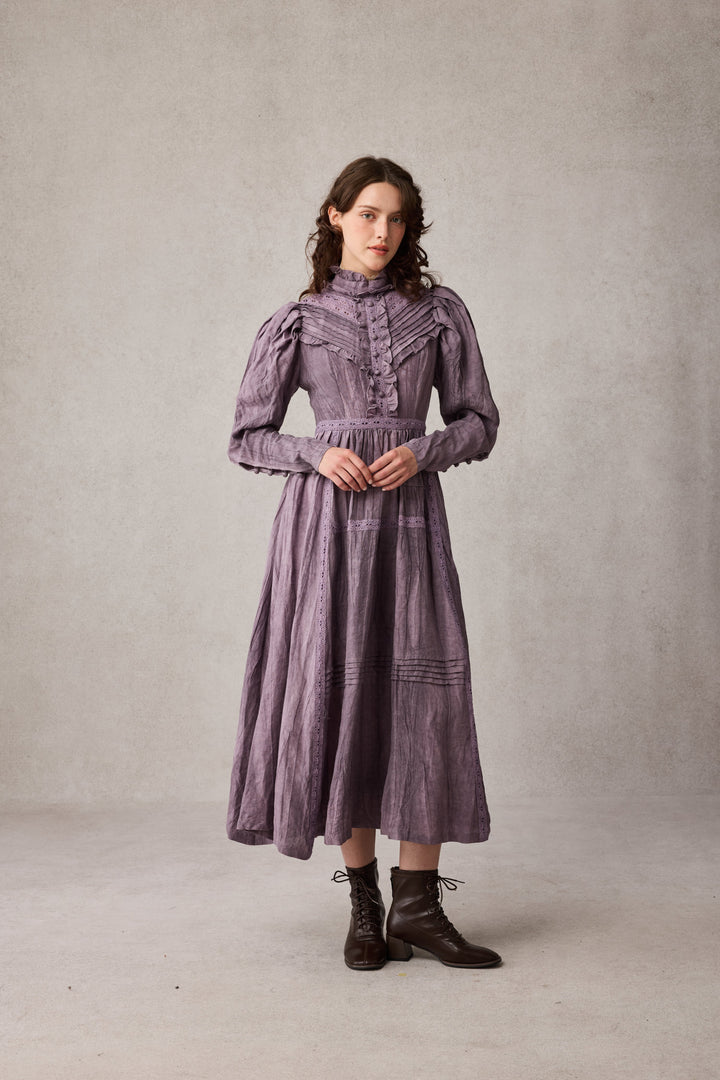 MARY 18 | VINTAGE LINEN DRESS GOWN