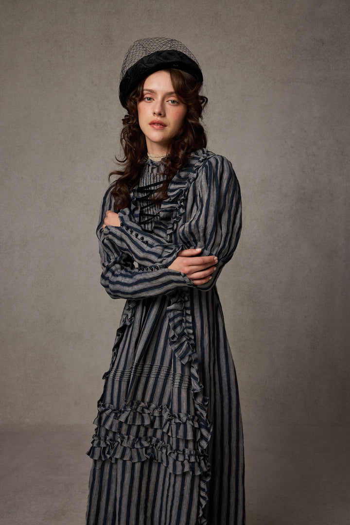 Elizabeth 15 | Victorian Linen Dress