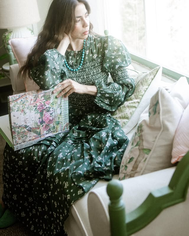 Jane 33 |Edward Smocking Linen Dress Chemise