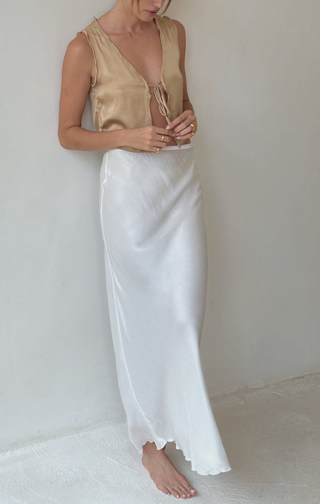 RIO TIE TOP latte