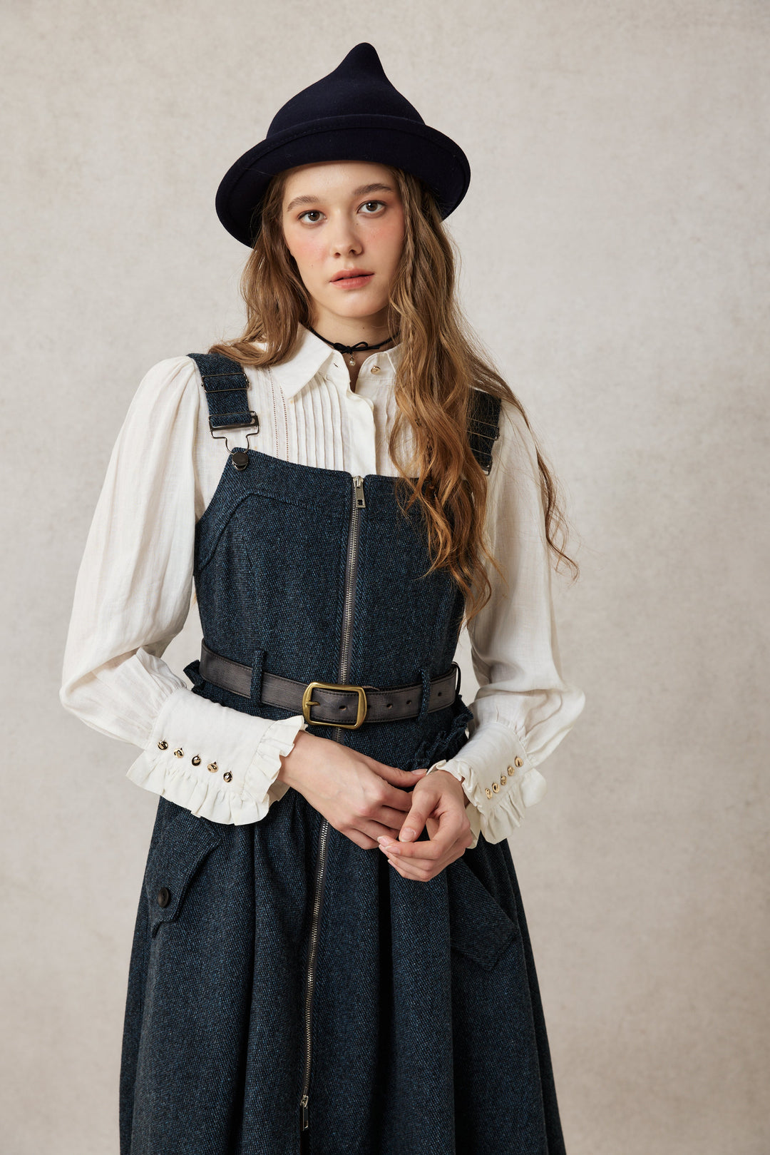 Tess 31 |100% Wool Halter Dress