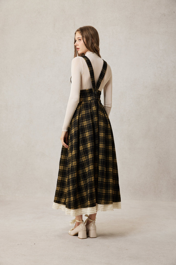 Clarise 22 |Retro Wool Skirt & Cape (2 pieces)