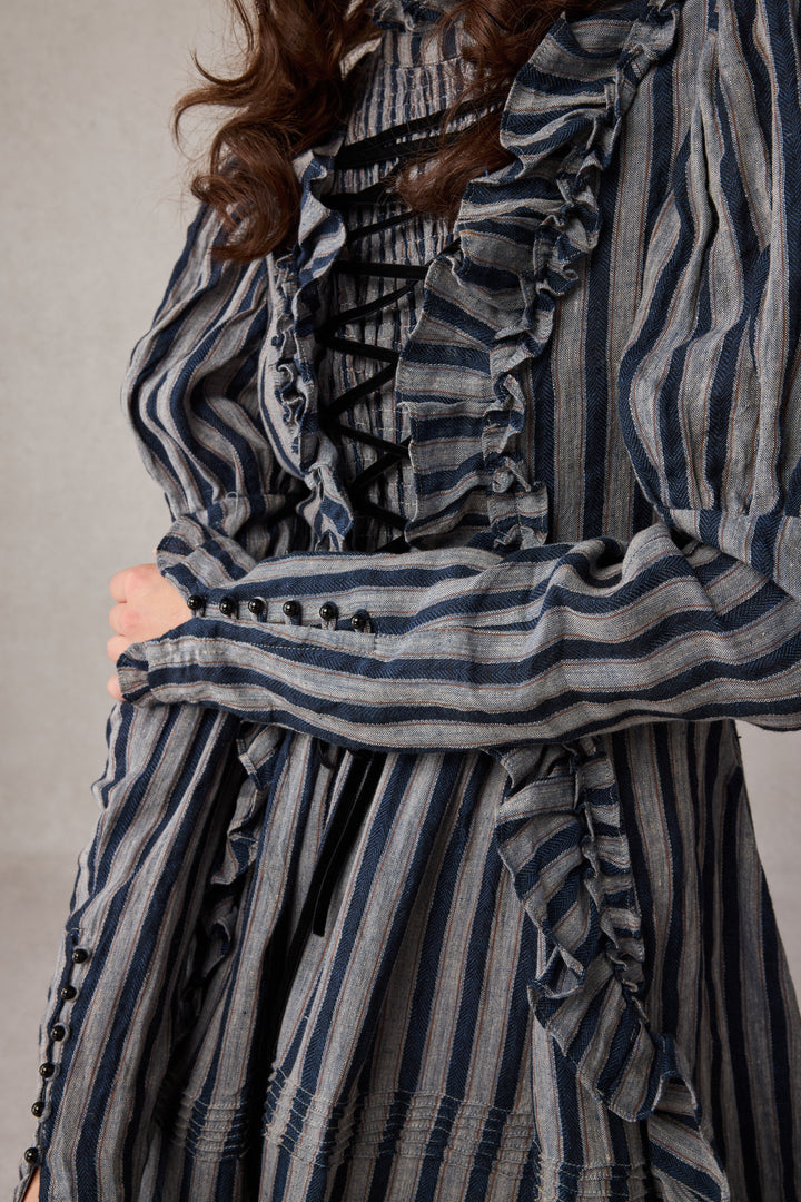 Elizabeth 15 | Victorian Linen Dress