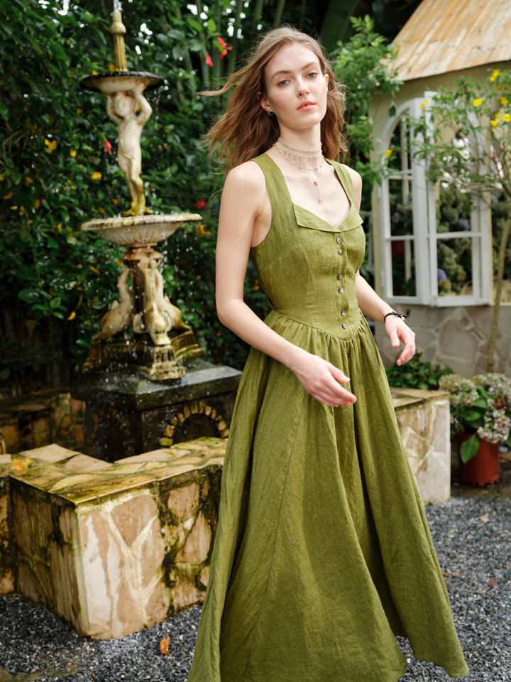 Summer 18 | The Avocado & Cream Linen Dress