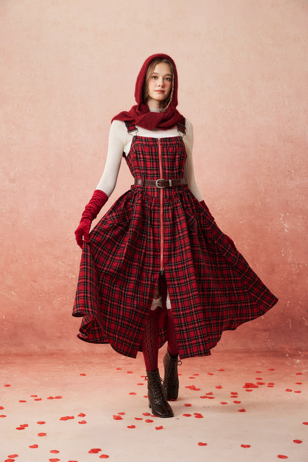 Tess 31 |100% Wool Halter Dress