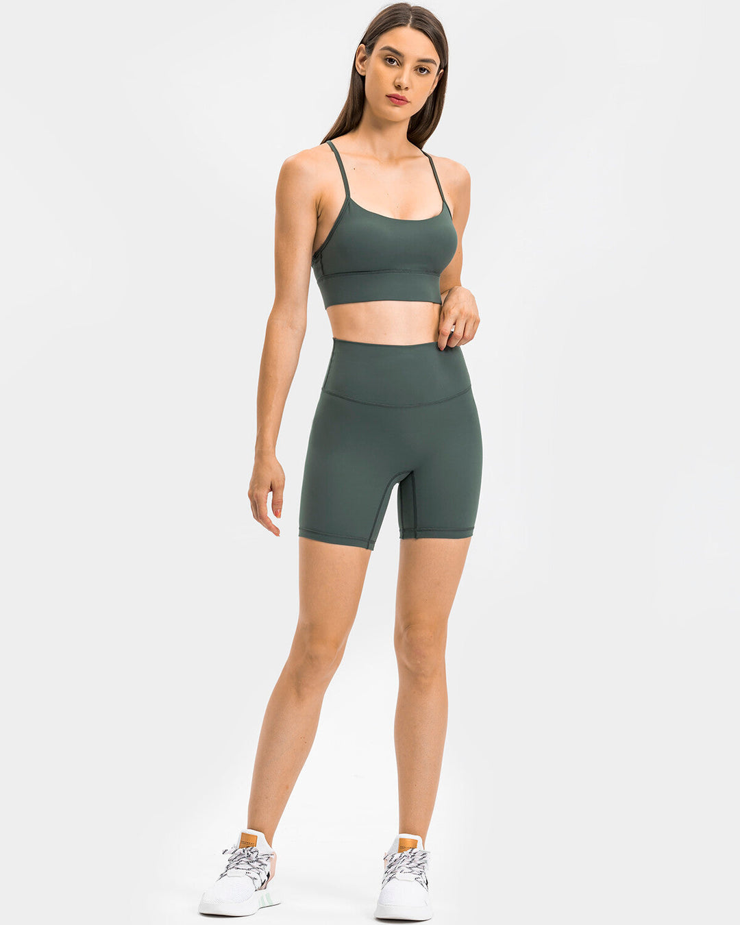 Aleah Seamless Shorts - Eucalyptus
