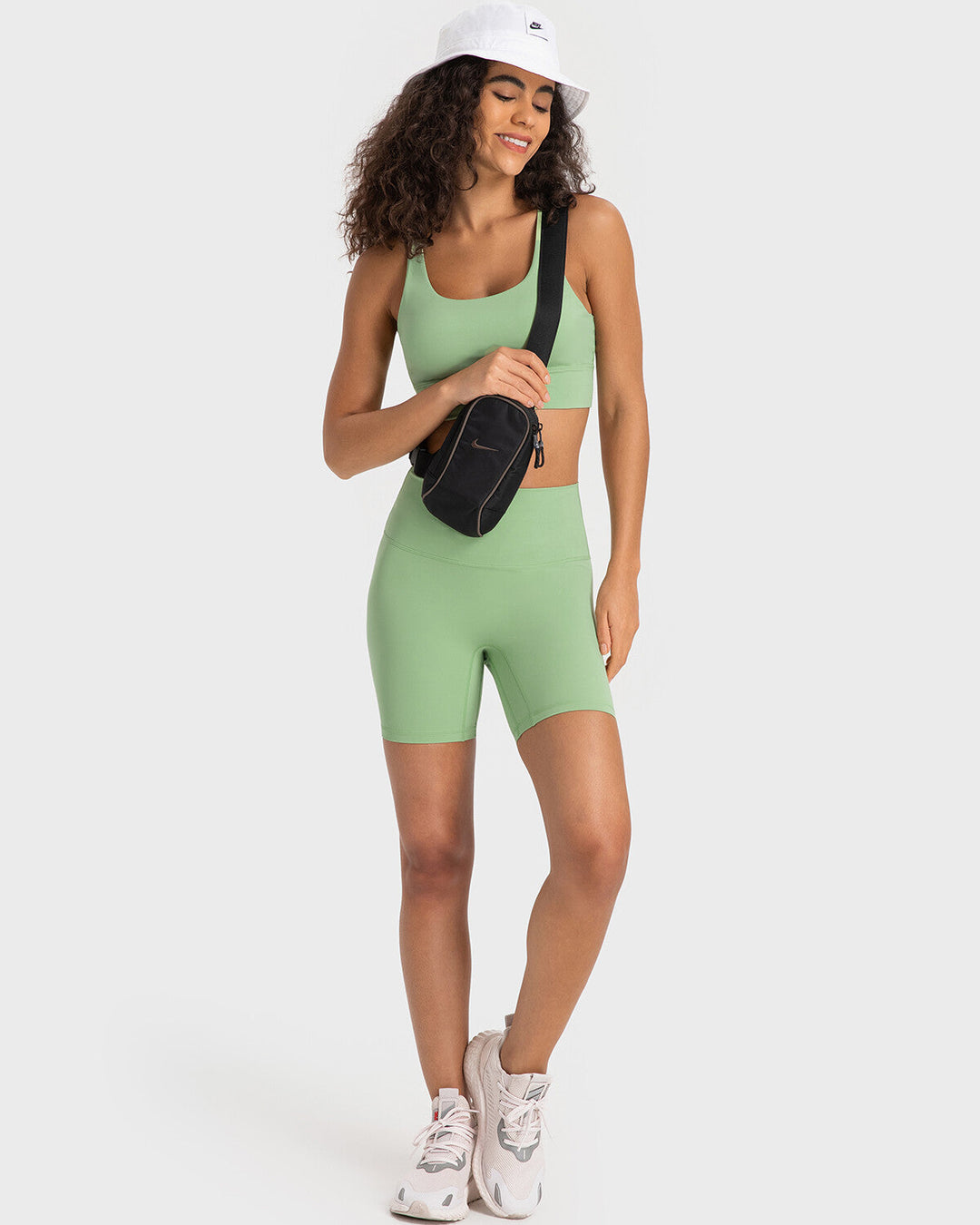 Aleah Seamless Shorts - Faded Fern