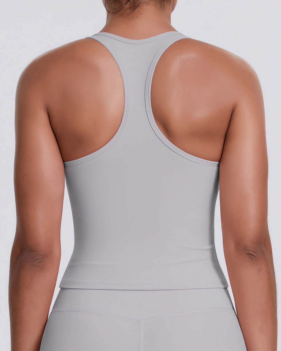 Alina Crop Top - Light Grey