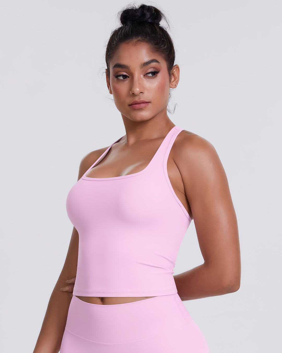 Alina Crop Top - Pink