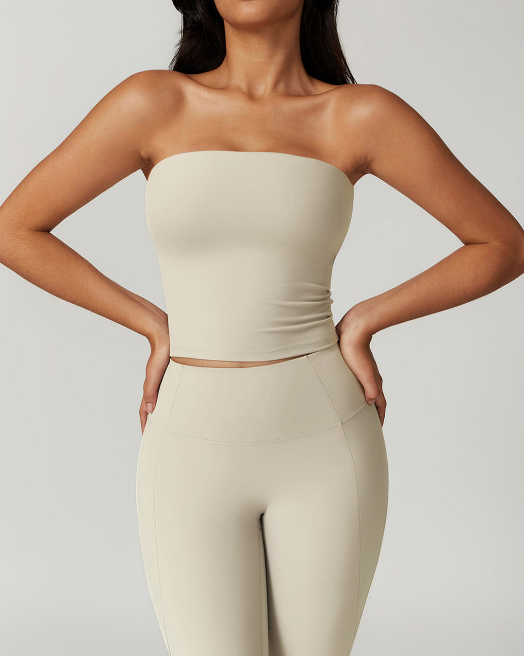 Allegra Tube Top - Beige