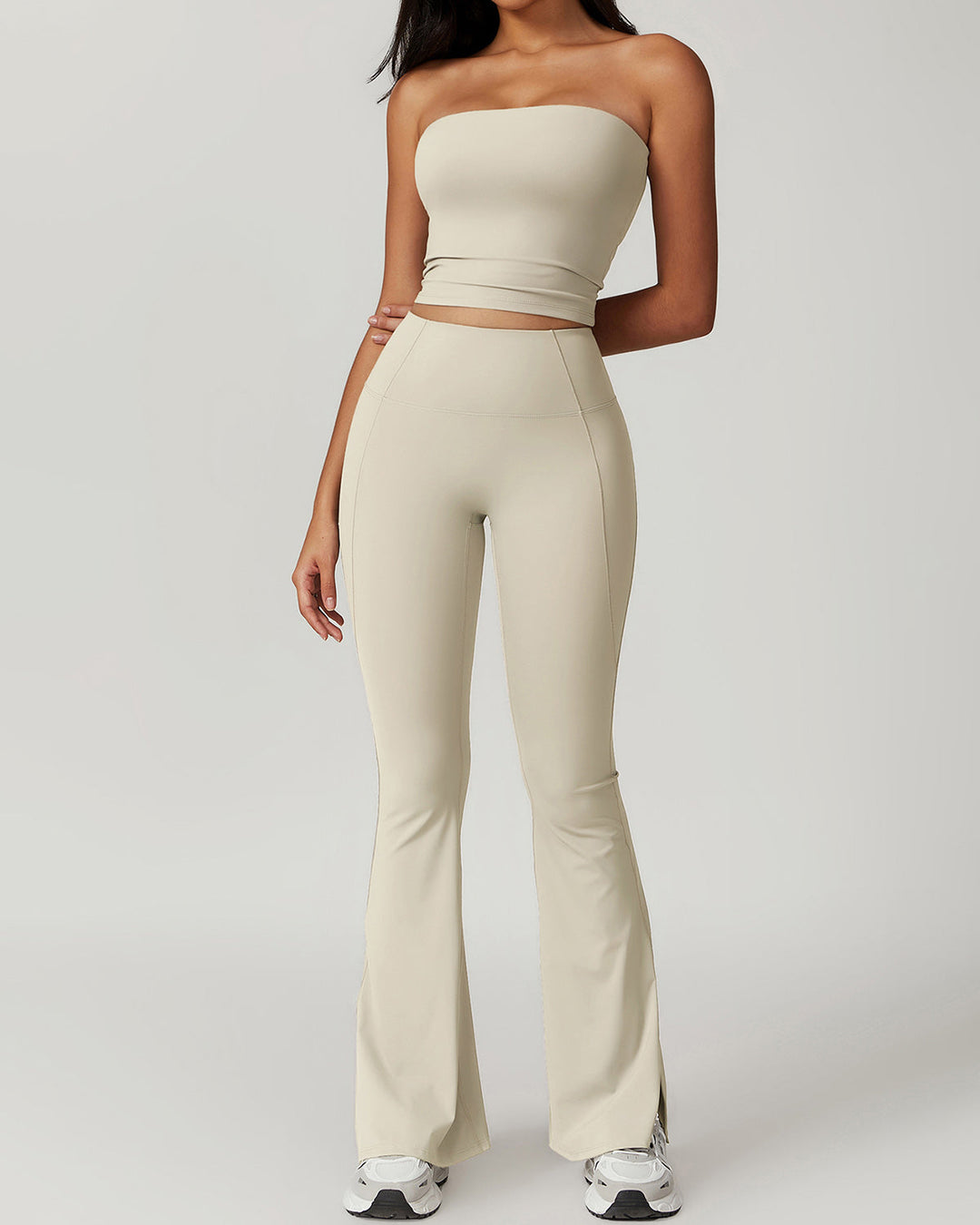 Allegra Tube Top - Beige