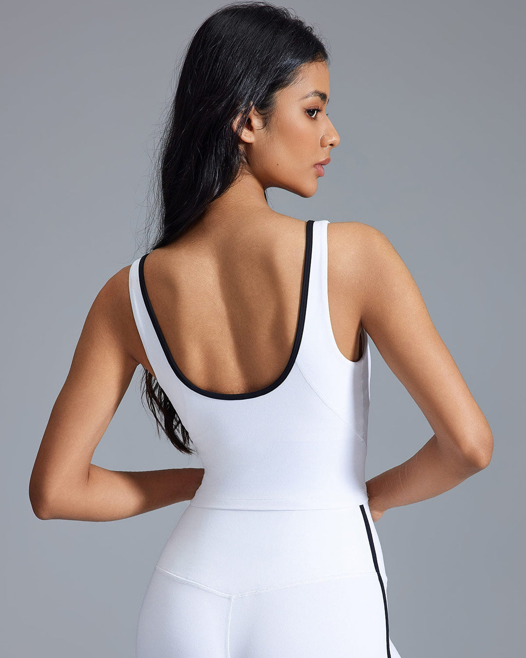 Althea Crop Top - White