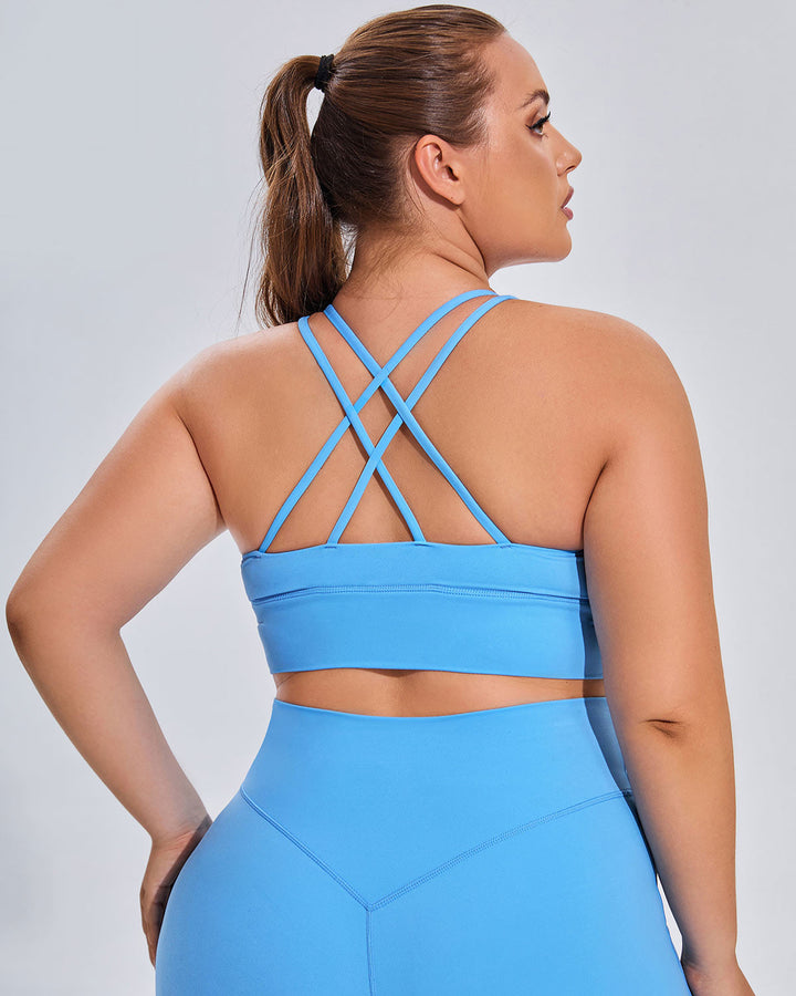 Amaryllis Sports Bra - Blue