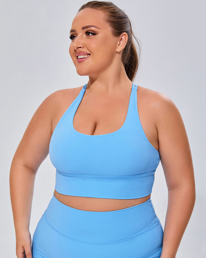 Amaryllis Sports Bra - Blue
