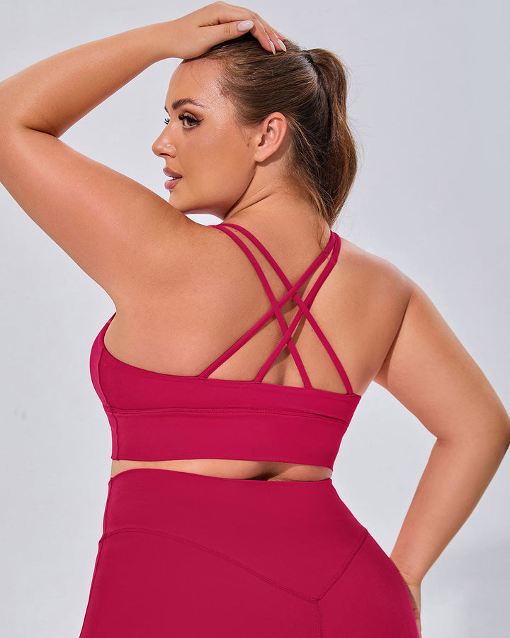 Amaryllis Sports Bra - Red