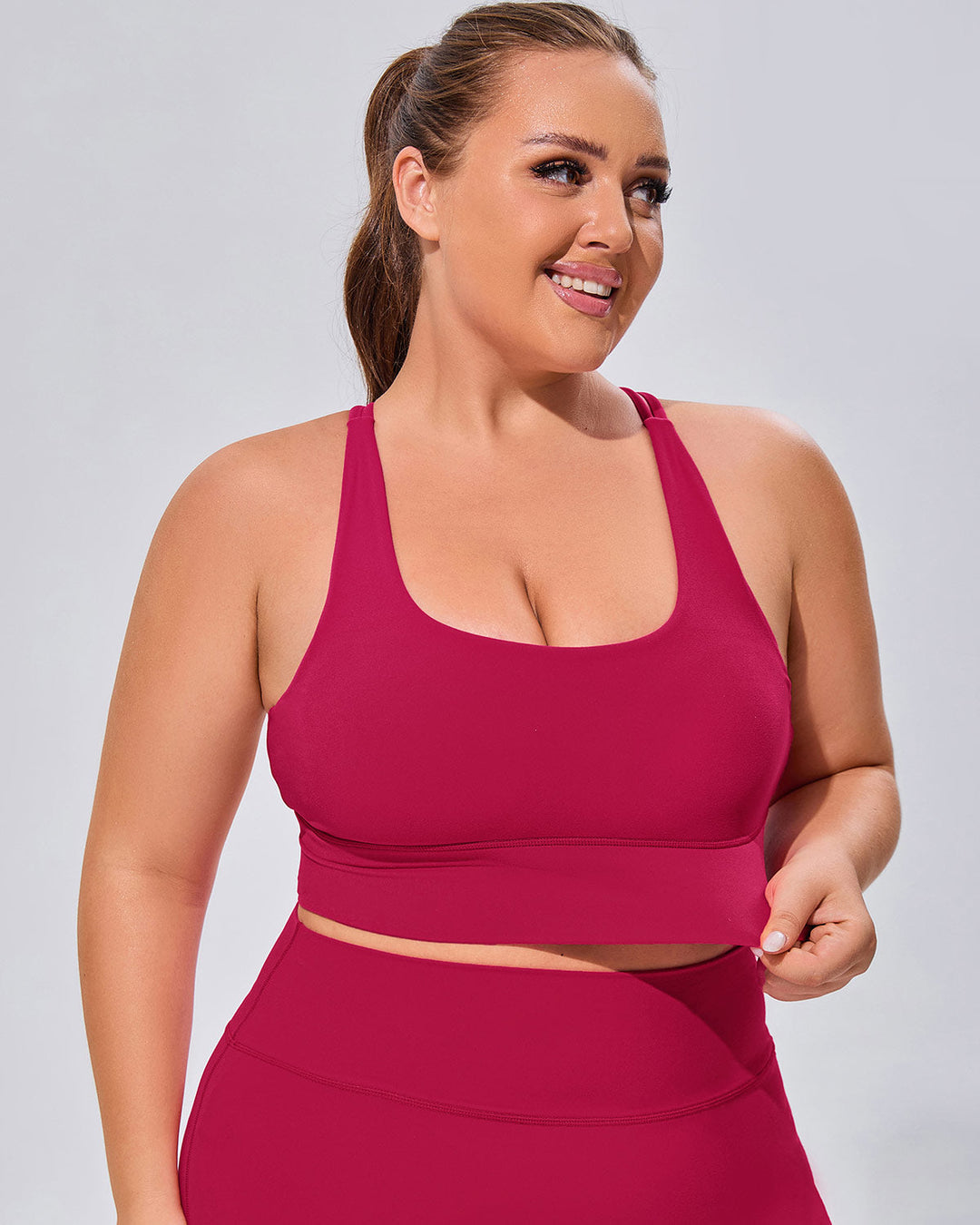 Amaryllis Sports Bra - Red