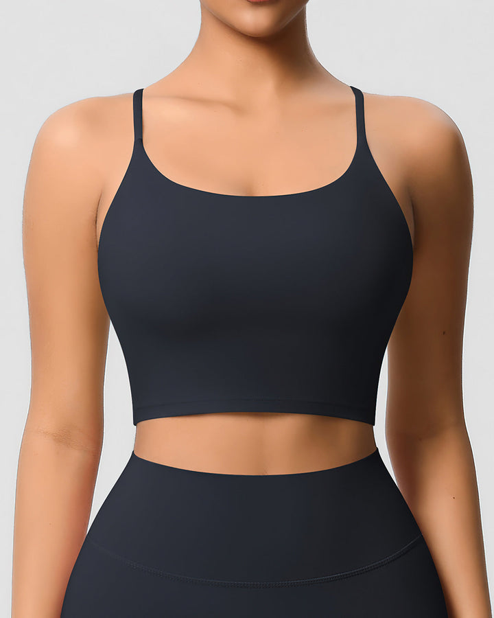 Ava Crop Top - Black