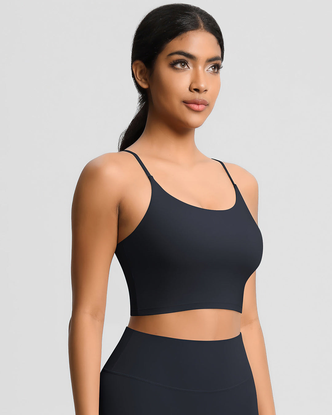 Ava Crop Top - Black