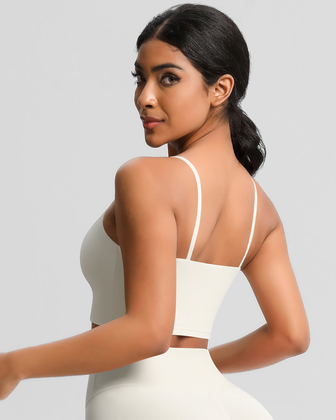Ava Crop Top - Cloud