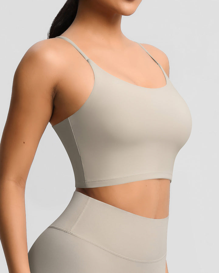 Ava Crop Top - Oatmeal
