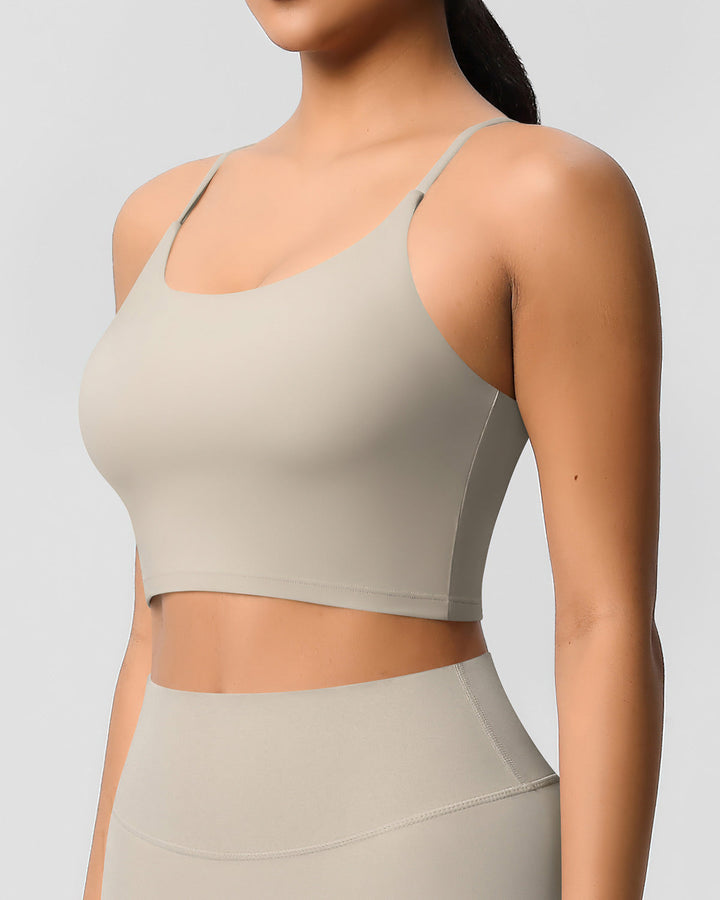 Ava Crop Top - Oatmeal