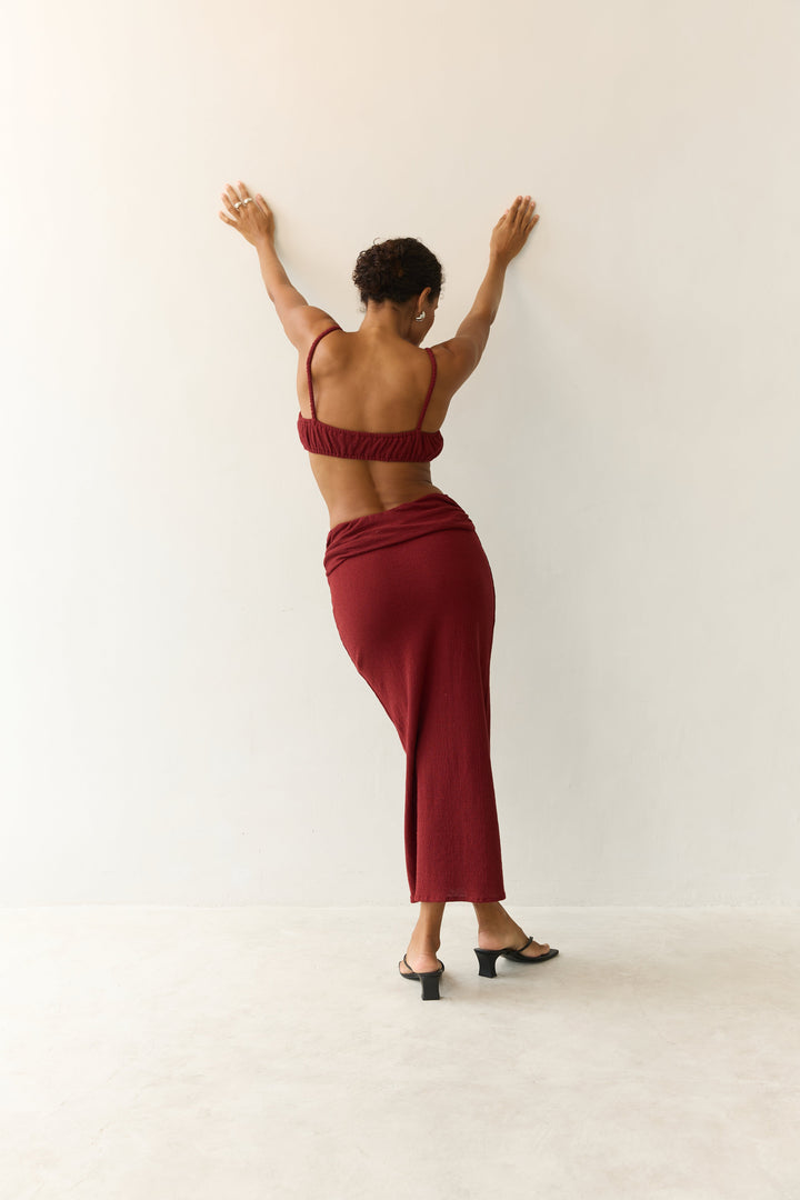 SABI SKIRT wine