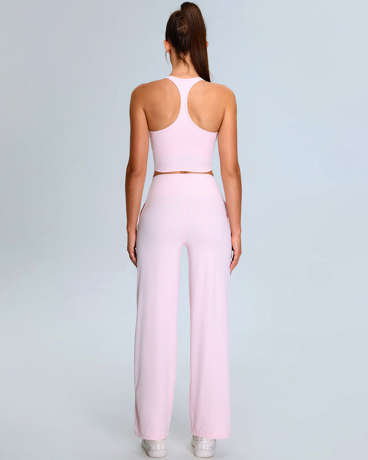 Calista Crop Top - Pink