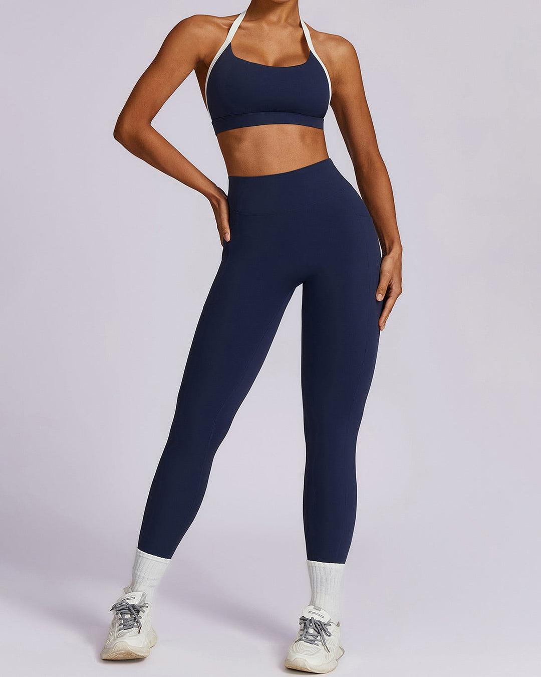 Calliope Seamless Leggings - Navy